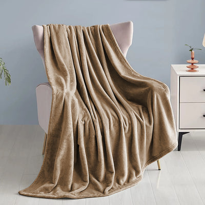 Fleece Throw Blankets Single Double King Size