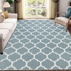 Large Washable Runner Rugs Lattice Printed