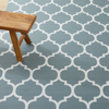 Large Washable Runner Rugs Lattice Printed