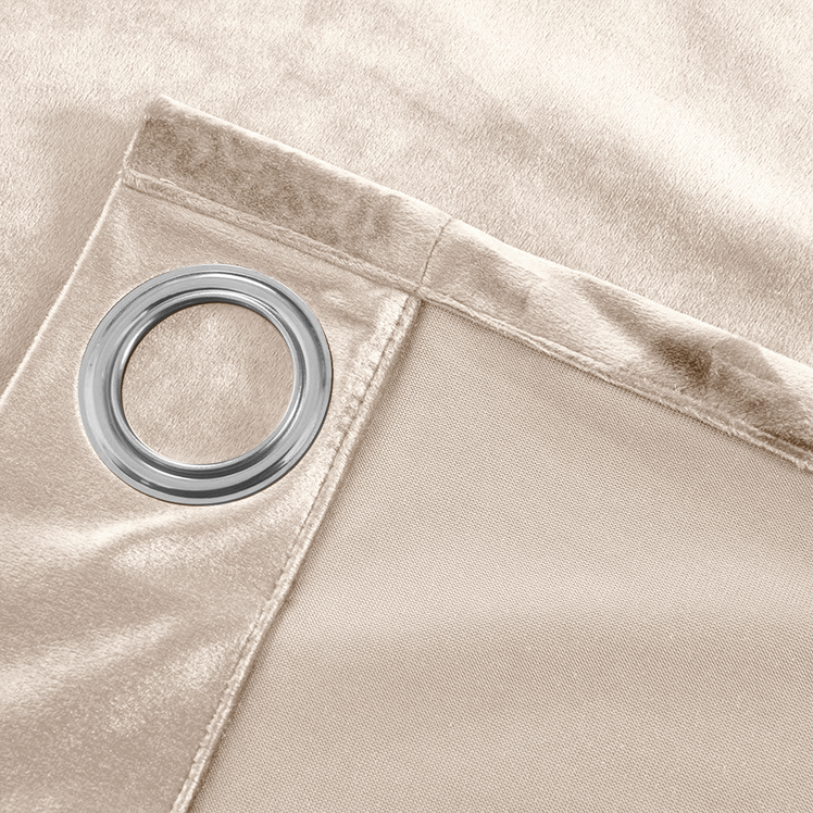 Velvet Curtains Ready Made Eyelet