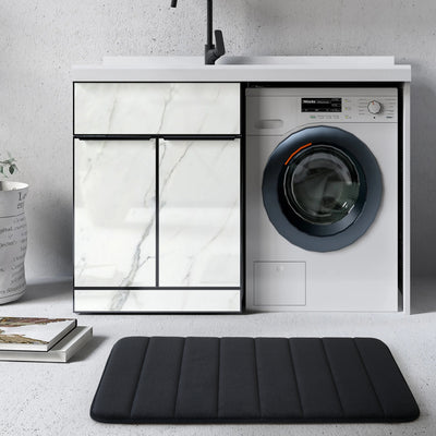 Black Bath Mat Memory Foam