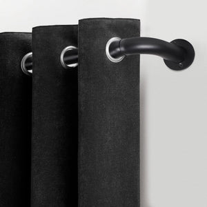 Room Darkening Blackout Curtain Poles