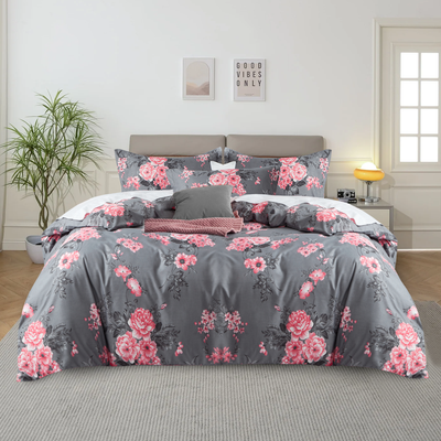 Bouquet Printed Duvet Cover
