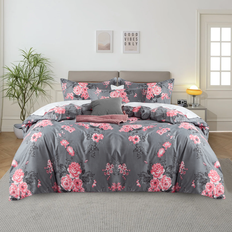 Bouquet Printed Duvet Cover