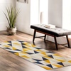 Extra Long Hallway Runner Rugs Geometric Triangle Printed