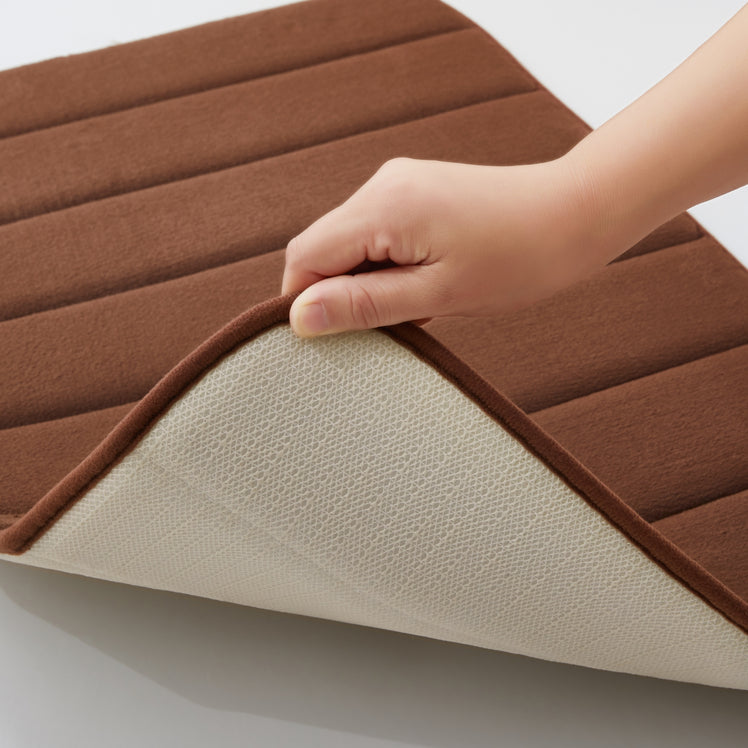 Brown Bath Mat Memory Foam
