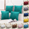 4 Pack Cushion Covers Chevron Design Velvet Fabric