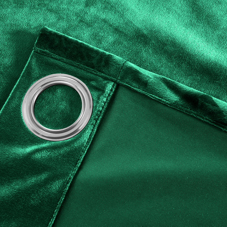 Velvet Curtains Ready Made Eyelet