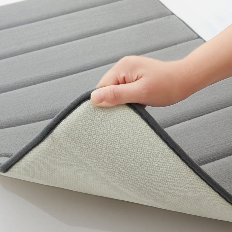 Grey Bath Mat Memory Foam
