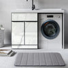 Grey Bath Mat Memory Foam
