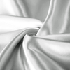 Grey Satin Silk Pillowcases Pair