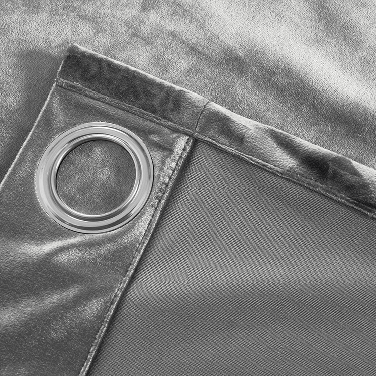 Velvet Curtains Ready Made Eyelet