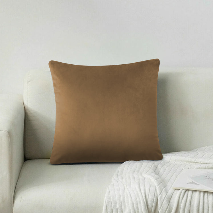 Brown Cushion Covers - Velvet Cushions