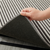 Rugs For Large Living Room Pinstripe Geometric Printed
