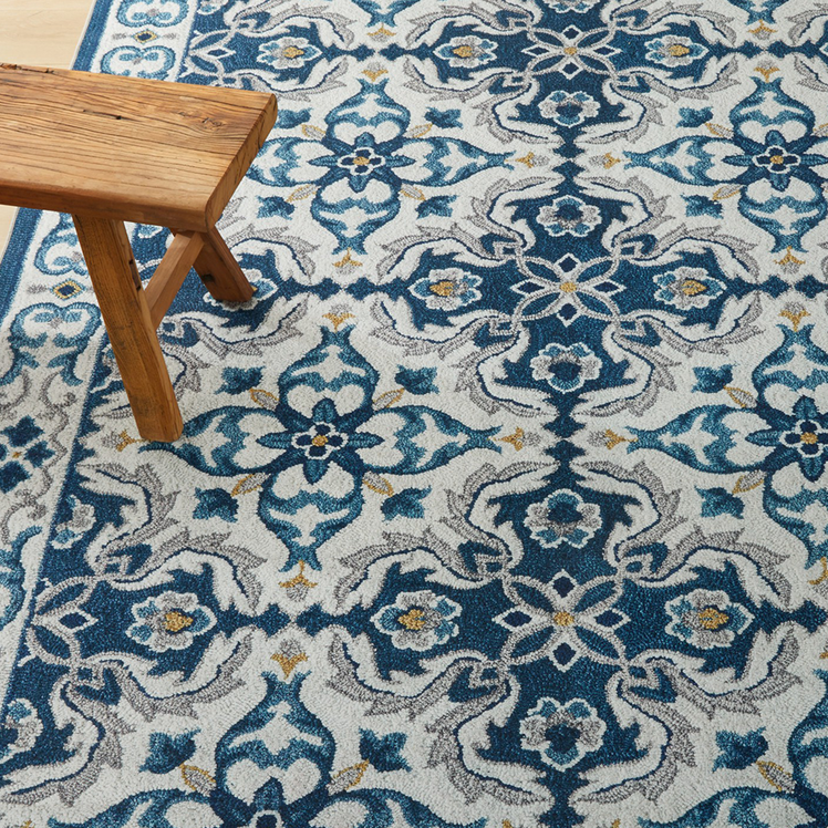 Extra Large Rugs For Living Room Mosaic Tile Printed