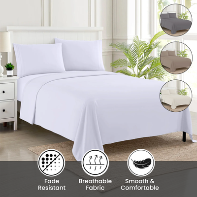 Single Flat Sheet Egyptian Cotton