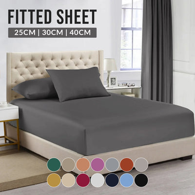 Extra Deep Fitted Sheets 25cm, 30cm & 40cm