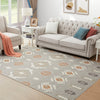 Large Bedroom Runner Rugs Distressed Printed