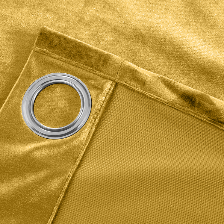 Velvet Curtains Ready Made Eyelet