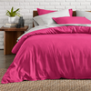 Pink Bedding Duvet Cover Set Plain