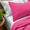 Pink Bedding Duvet Cover Set Plain