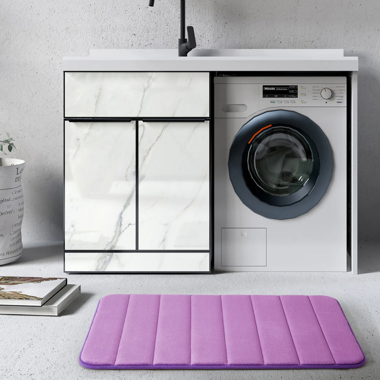 Purple Bath Mat Memory Foam