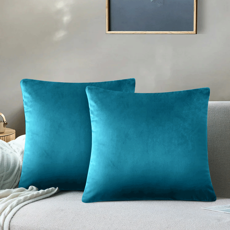 Teal Cushion Covers - Velvet Cushions
