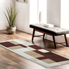 Non Slip Rugs UK For Bedroom Geometric Printed