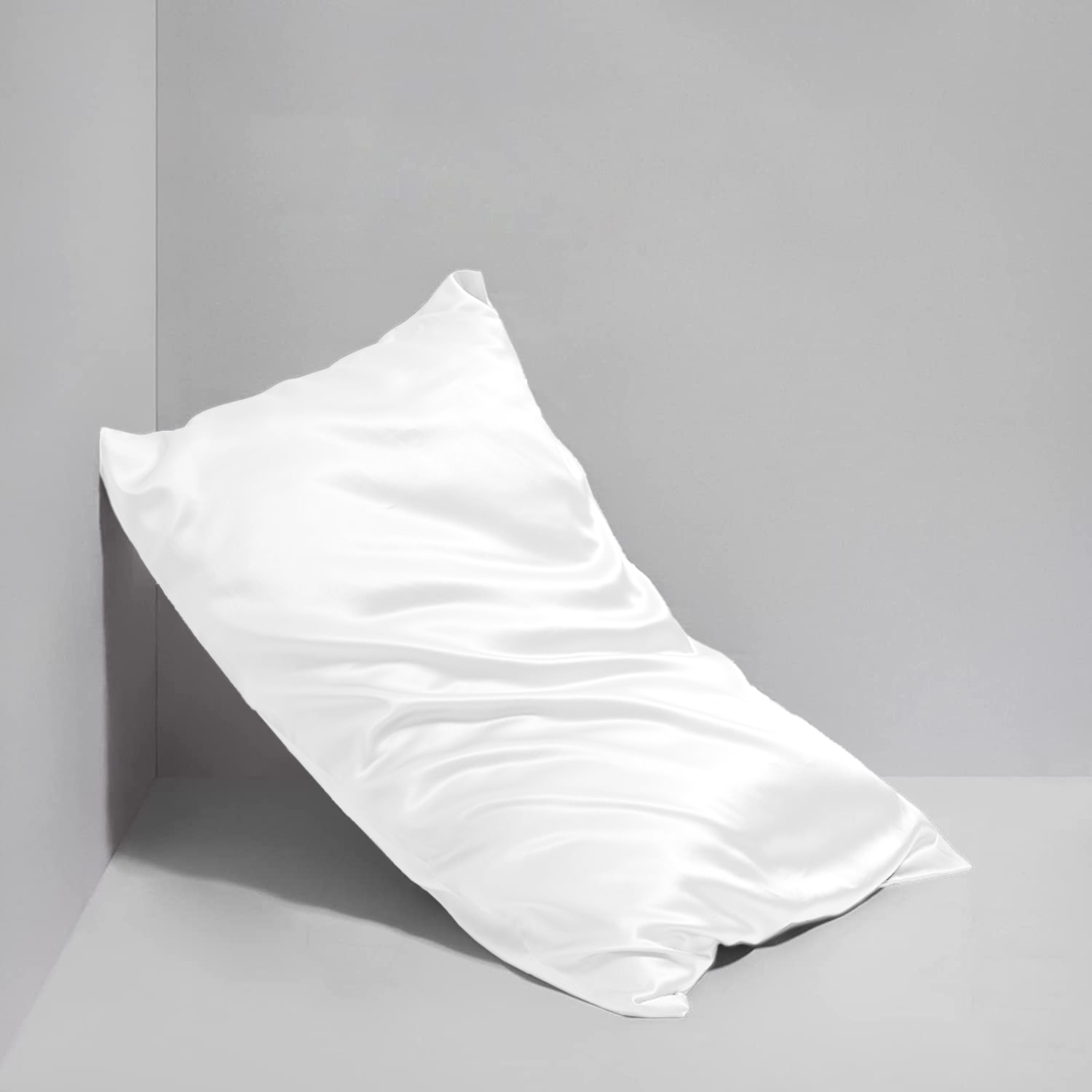 White satin hot sale pillow