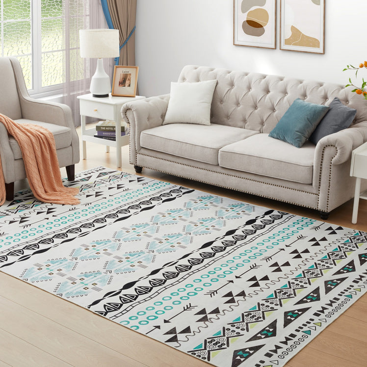 Indoor Outdoor Rugs UK Moroccan Style Printed