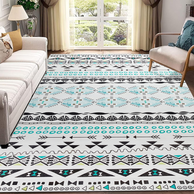 Indoor Outdoor Rugs UK Moroccan Style Printed