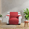 Non Slip Sofa Covers 1/2/3 Seater Reversible Waterproof Burgundy/Beige