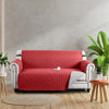 Non Slip Sofa Covers 1/2/3 Seater Reversible Waterproof Burgundy/Beige