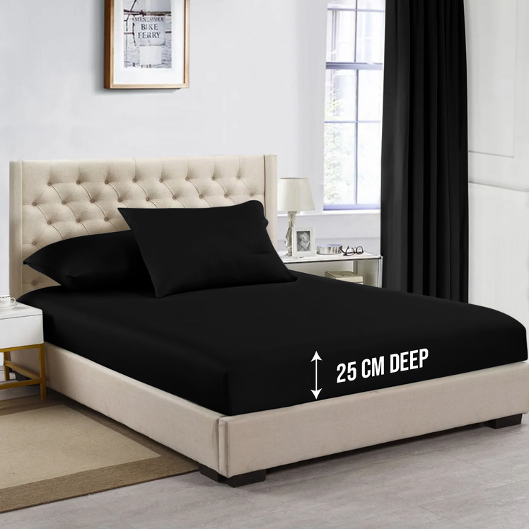 Extra Deep Fitted Sheets 25cm & 40cm