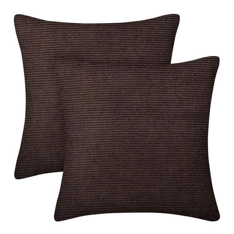 Cushion Covers Velvet Striped Soft Corduroy