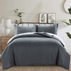 Charcoal Stripe Duvet Cover