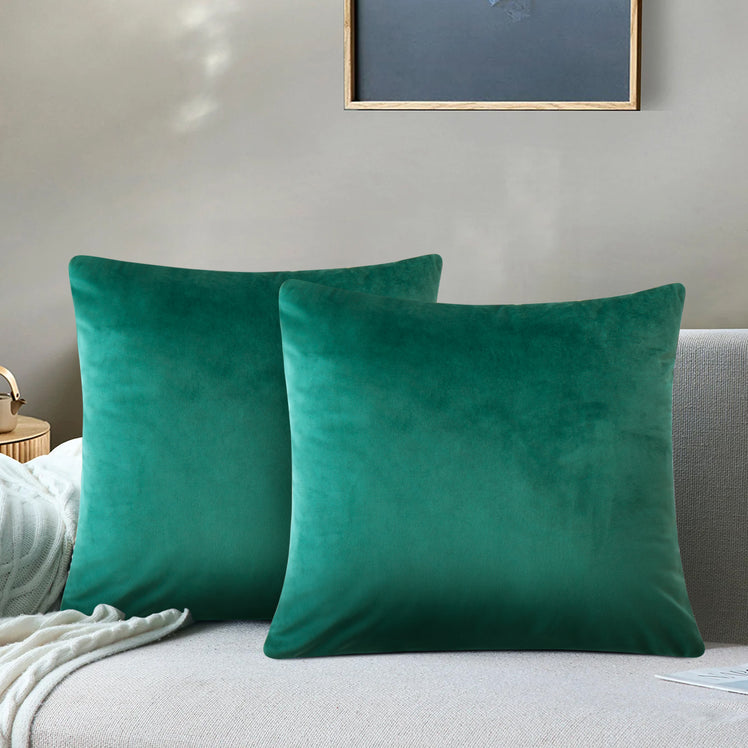 Green Velvet Cushion Covers