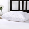 Deluxe Quilted Pillow White Pair