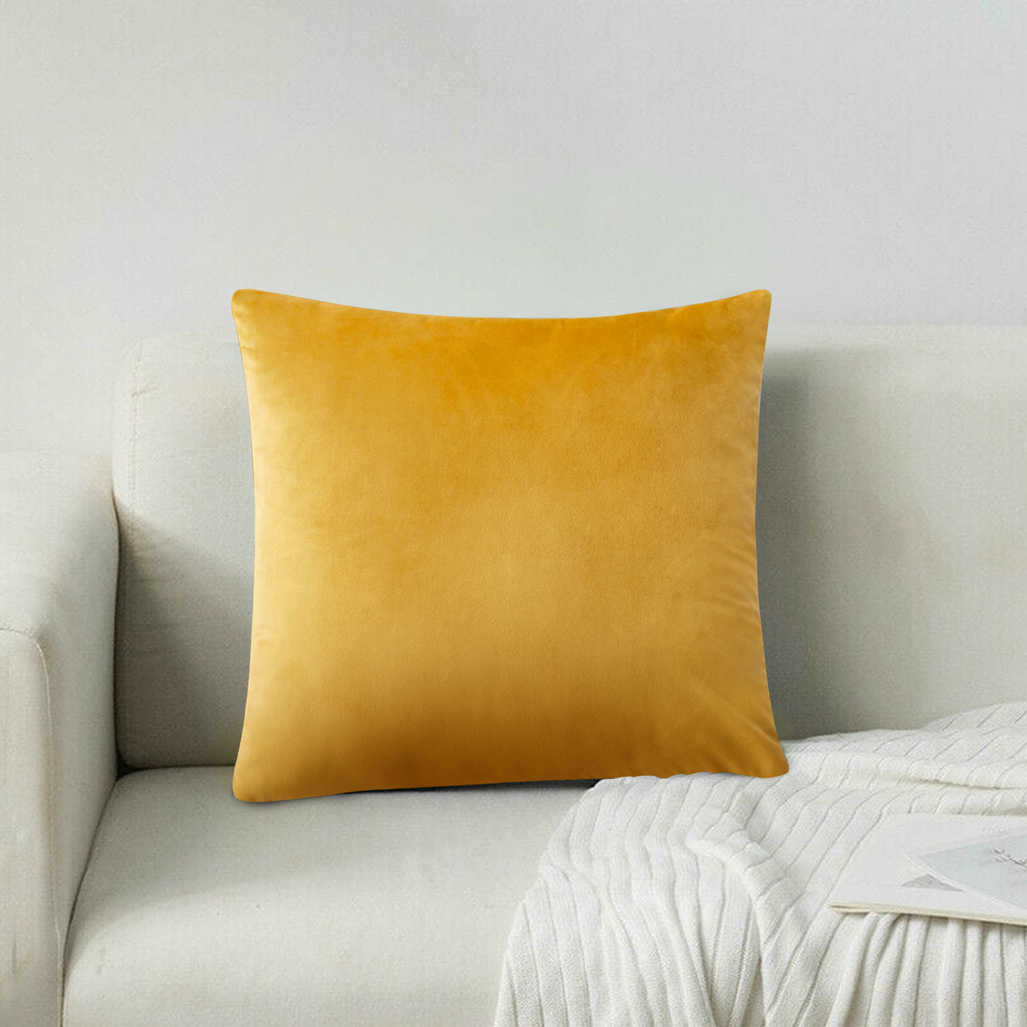 Ochre sales cushion covers
