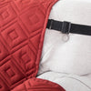 Non Slip Sofa Covers 1/2/3 Seater Reversible Waterproof Burgundy/Beige