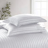 White Duvet Cover Striped Pattern Bedding Set