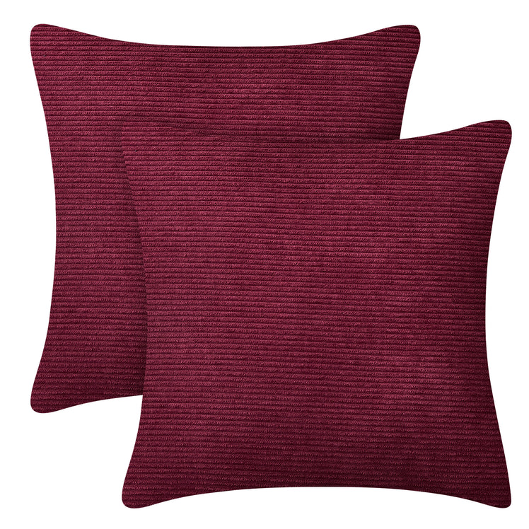 Cushion Covers Velvet Striped Soft Corduroy