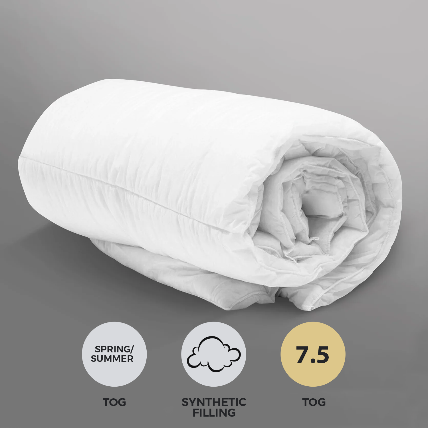 7.5 Tog Duvet Single Double King Super King Sizes