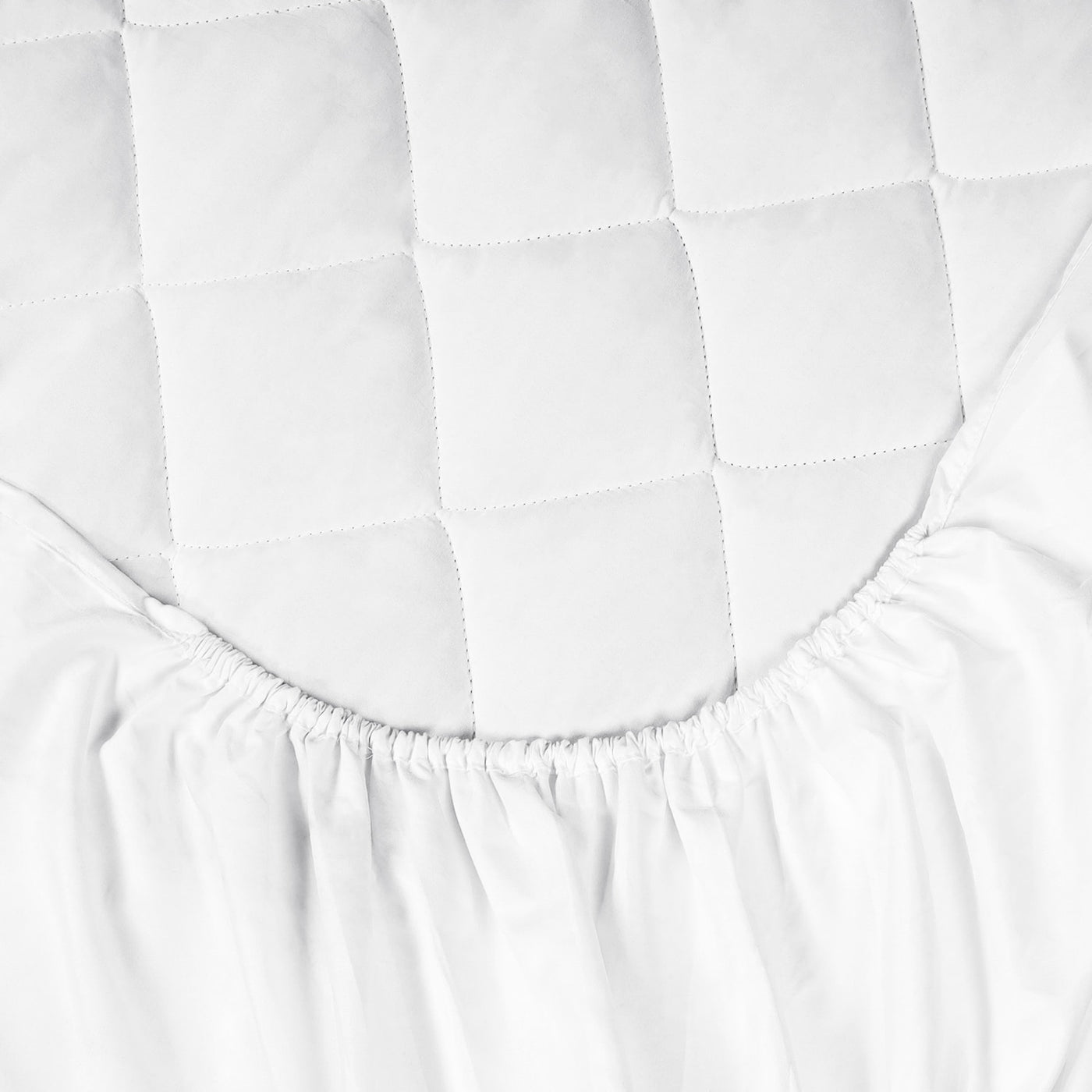 Single Mattress Protector Cover Extra Deep Quilted Skirt