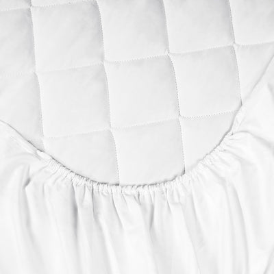 Single Mattress Protector Cover Extra Deep Quilted Skirt
