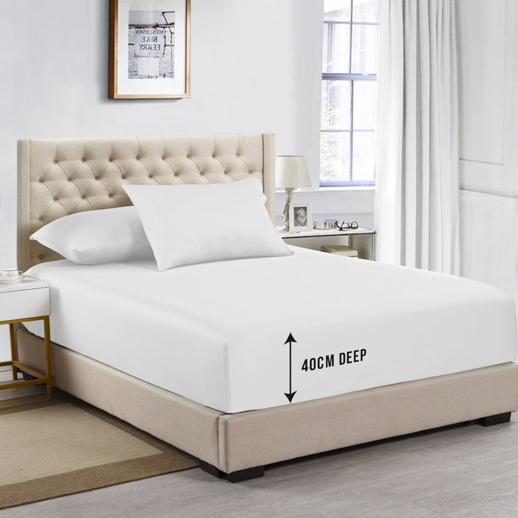 Extra Deep Fitted Sheets 25cm & 40cm