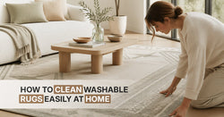 How to Clean Washable Rugs Easily at Home