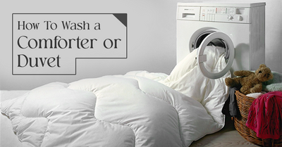 How To Wash A Comforter Or Duvet?