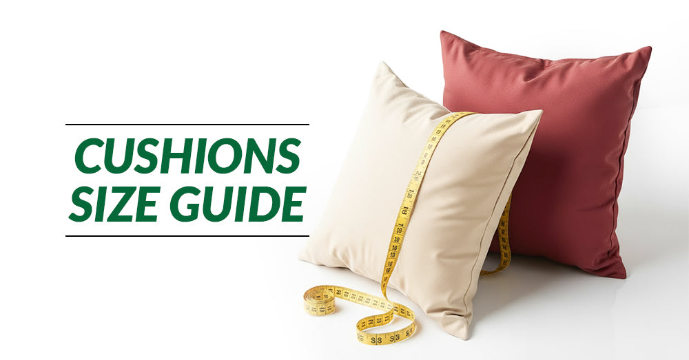 Cushion Size Guide – Yorkshire Bedding