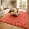Fluffy Large Shaggy Rug Rust
